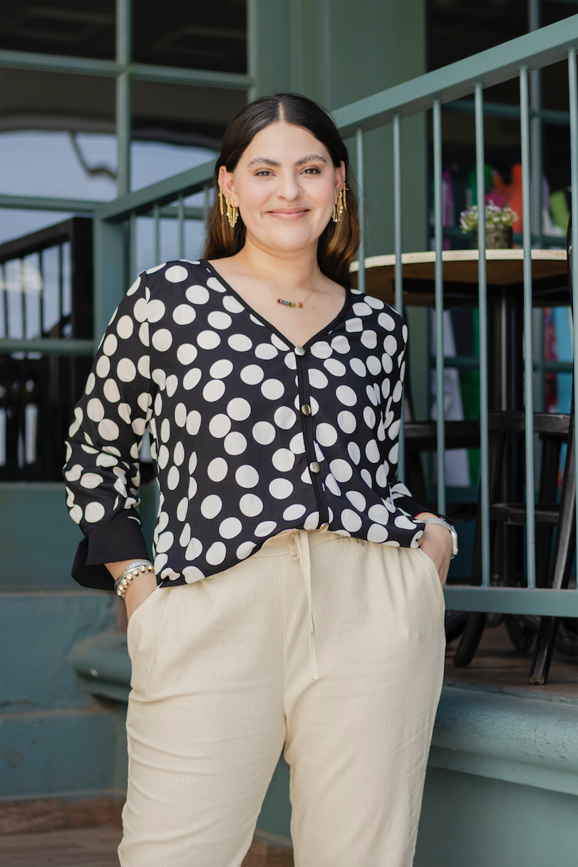 Blusa polka dot