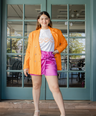 BLAZER CON BOTONES MANGA LARGA