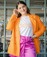BLAZER CON BOTONES MANGA LARGA
