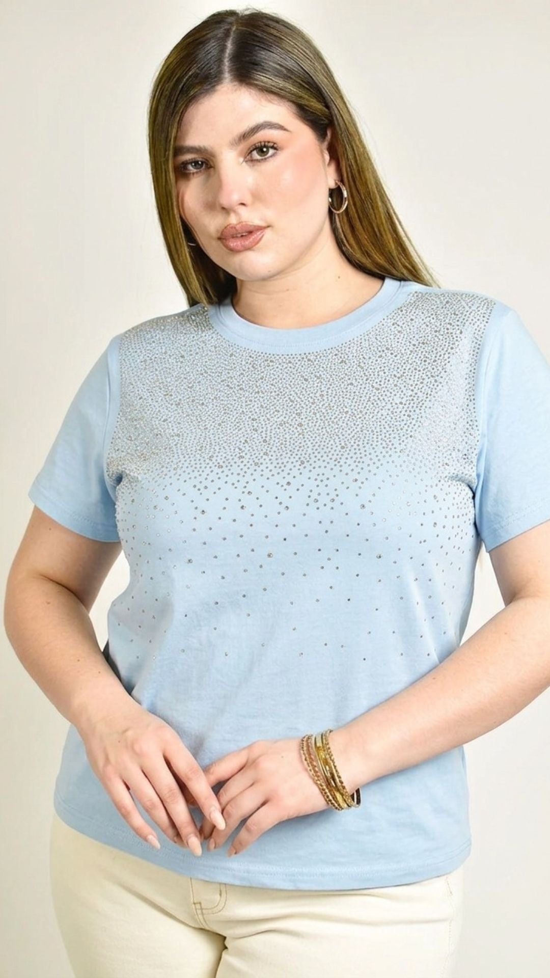 Camiseta Con Brillos
