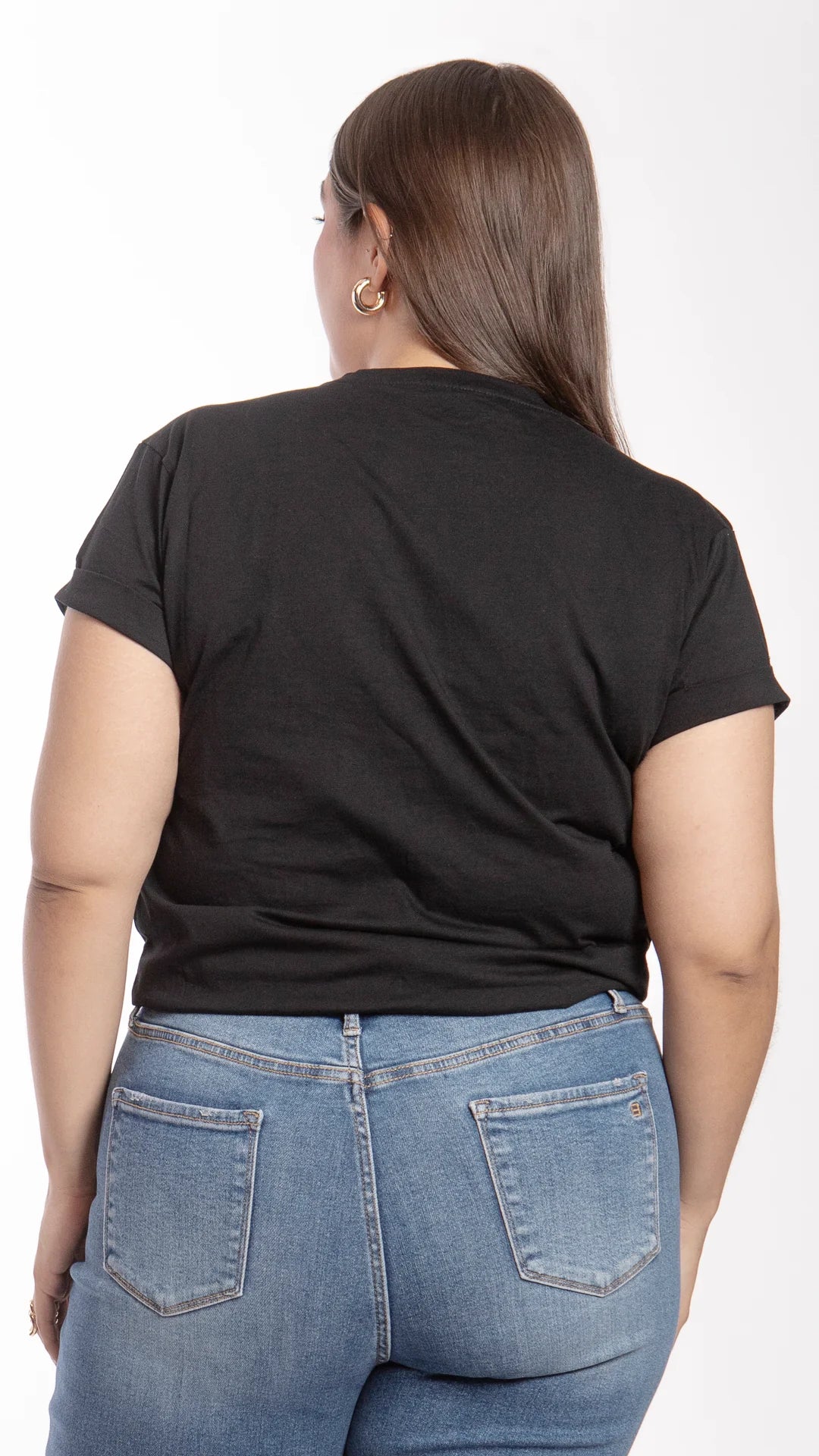Blusa Básica Cuello Redondo