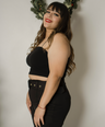 Pantalon vestir recto con cinto