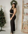 Pantalon vestir recto con cinto