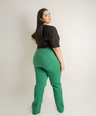 JEANS FLARE VERDE