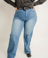 Jeans Flare deslavado