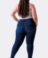 Jeans skinny deslavado