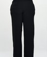 Pantalon vestir recto con elástico