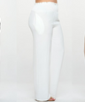 Pantalon vestir recto con elástico