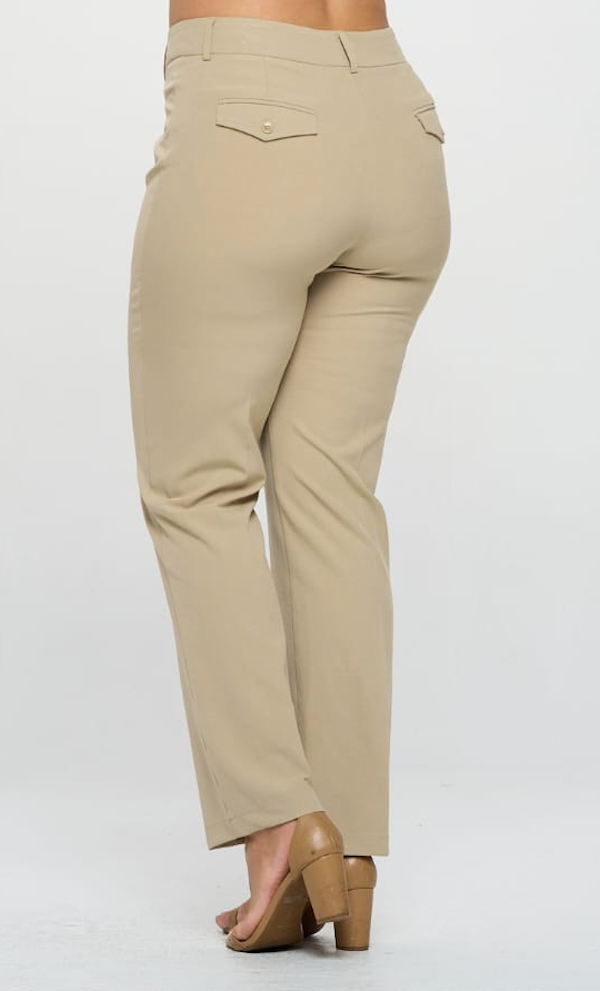 Pantalon vestir recto