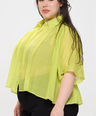 Blusa camisera de mesh