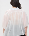 Blusa camisera de mesh