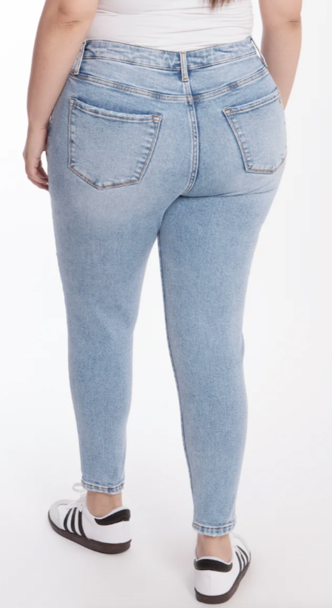 Jeans de Mezclilla Skinny