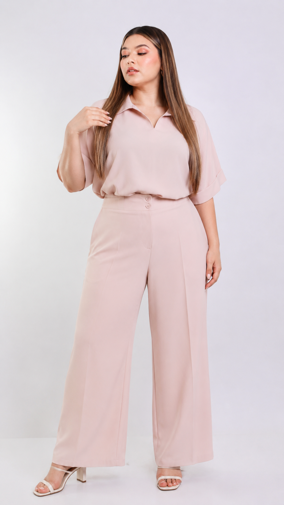 Set Blusa Y Pantalon Manga Corta