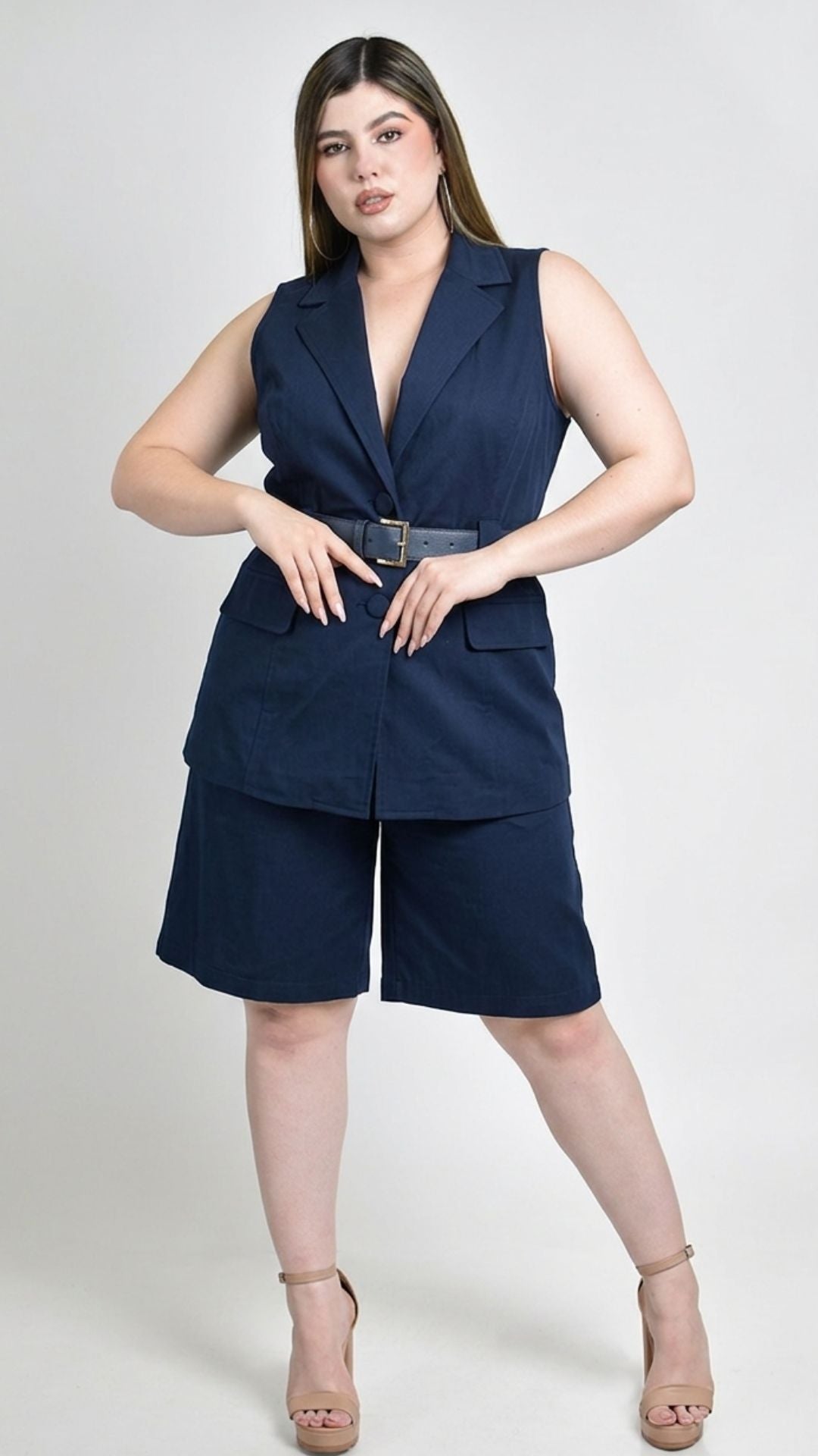 Set De Short Y Chaleco