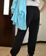 Pantalon vestir recto con costura