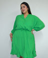 Vestido verde corto