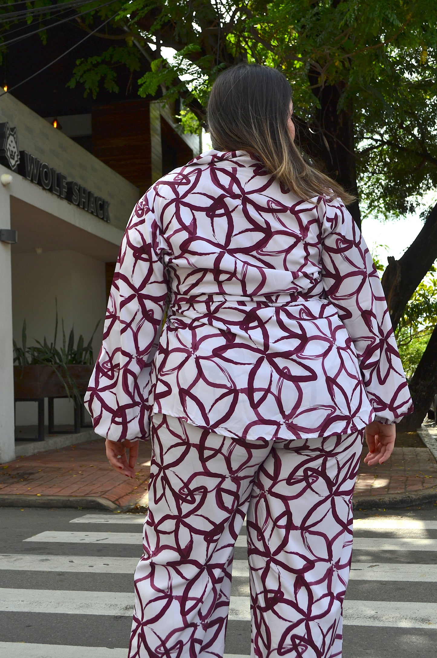 SET BLUSA Y PANTALON ESTAMPADO