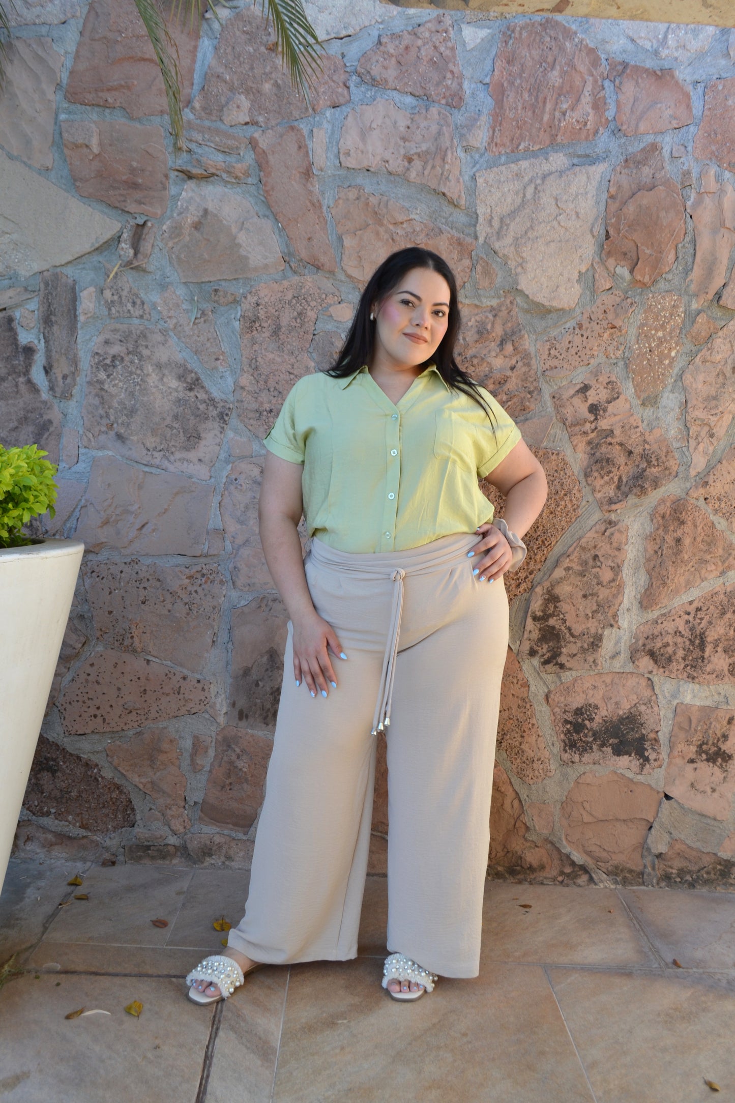 Pantalón Moda De Vestir Flare
