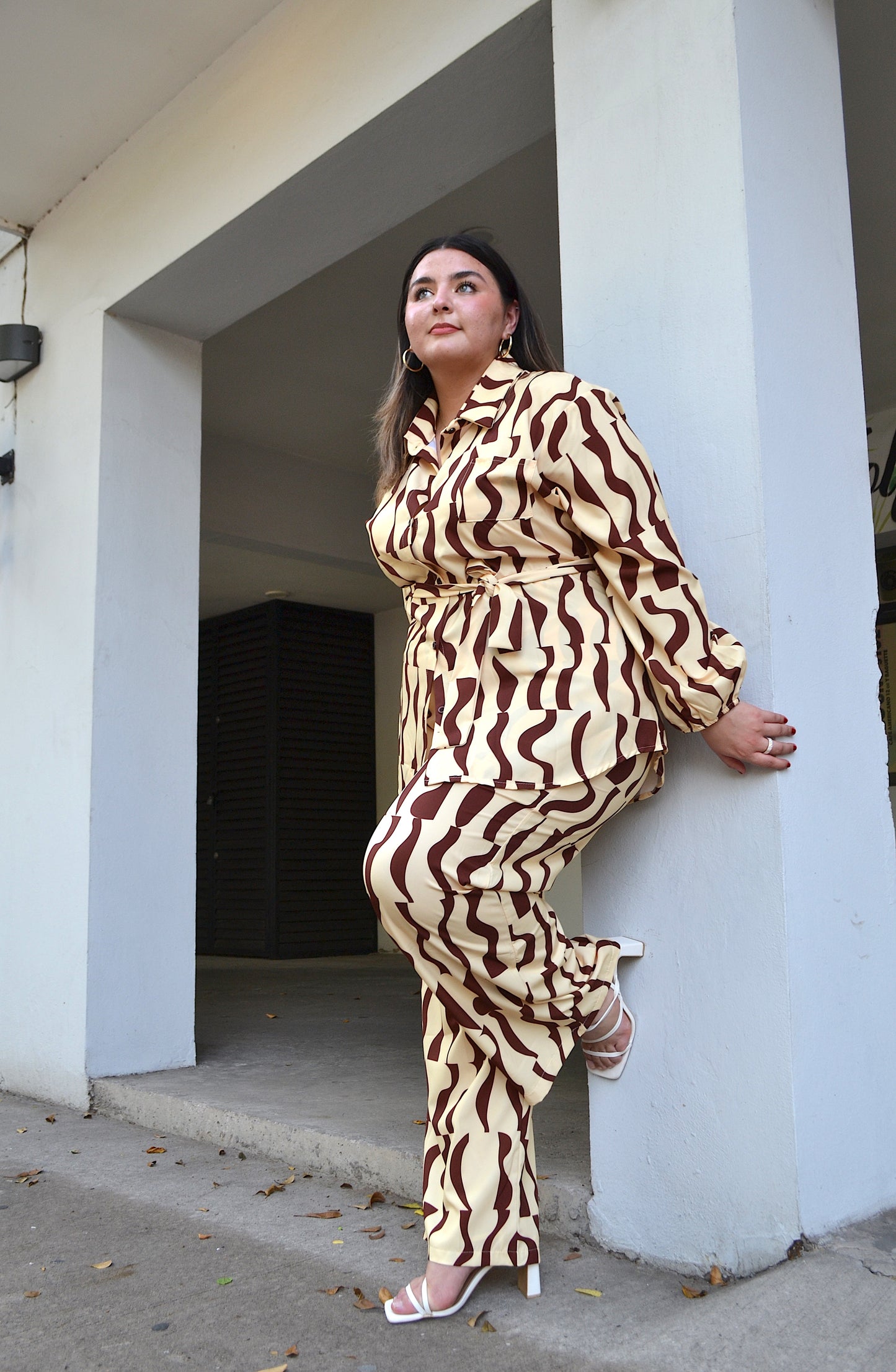 SET BLUSA Y PANTALON ESTAMPADO