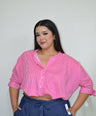 Blusa camisera a rayas