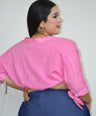 Blusa camisera a rayas