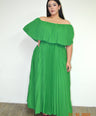 Maxi vestido off the shoulders