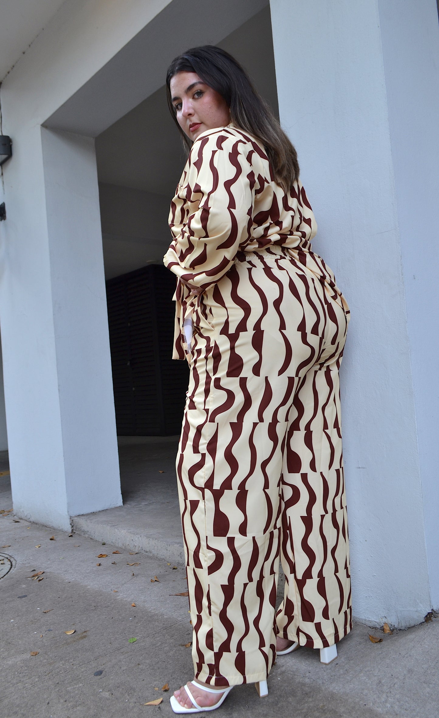 SET BLUSA Y PANTALON ESTAMPADO