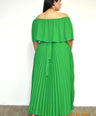 Maxi vestido off the shoulders