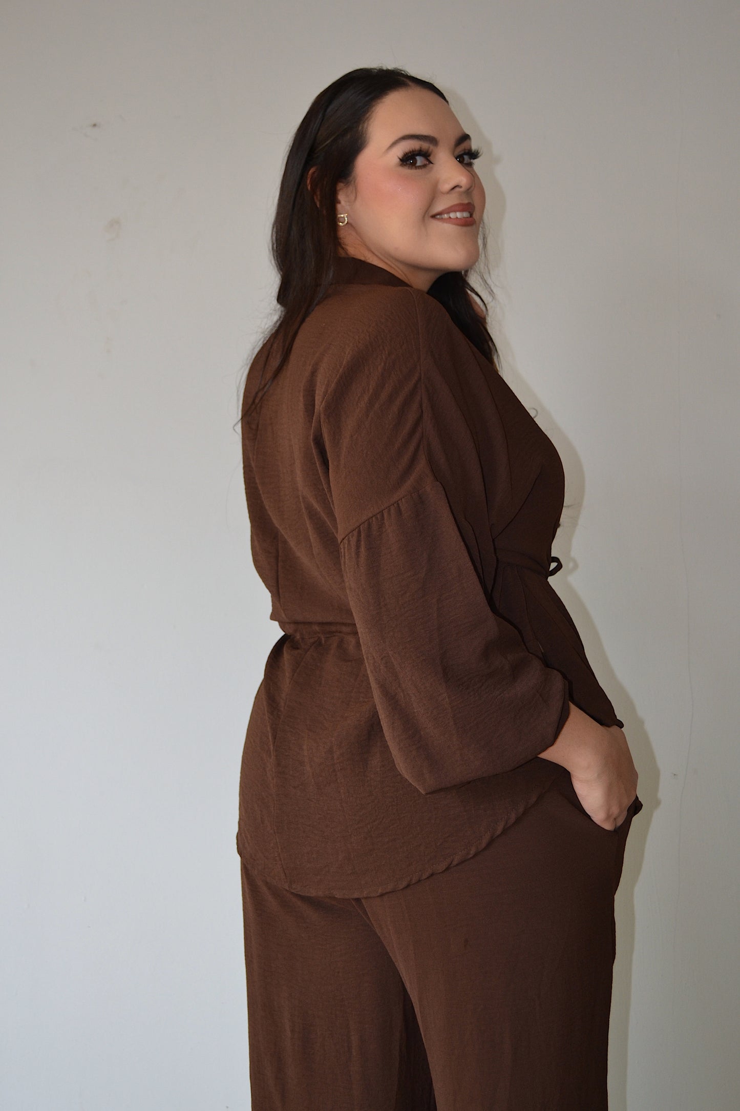 Set De Blusa Manga Larga  y Pantalón