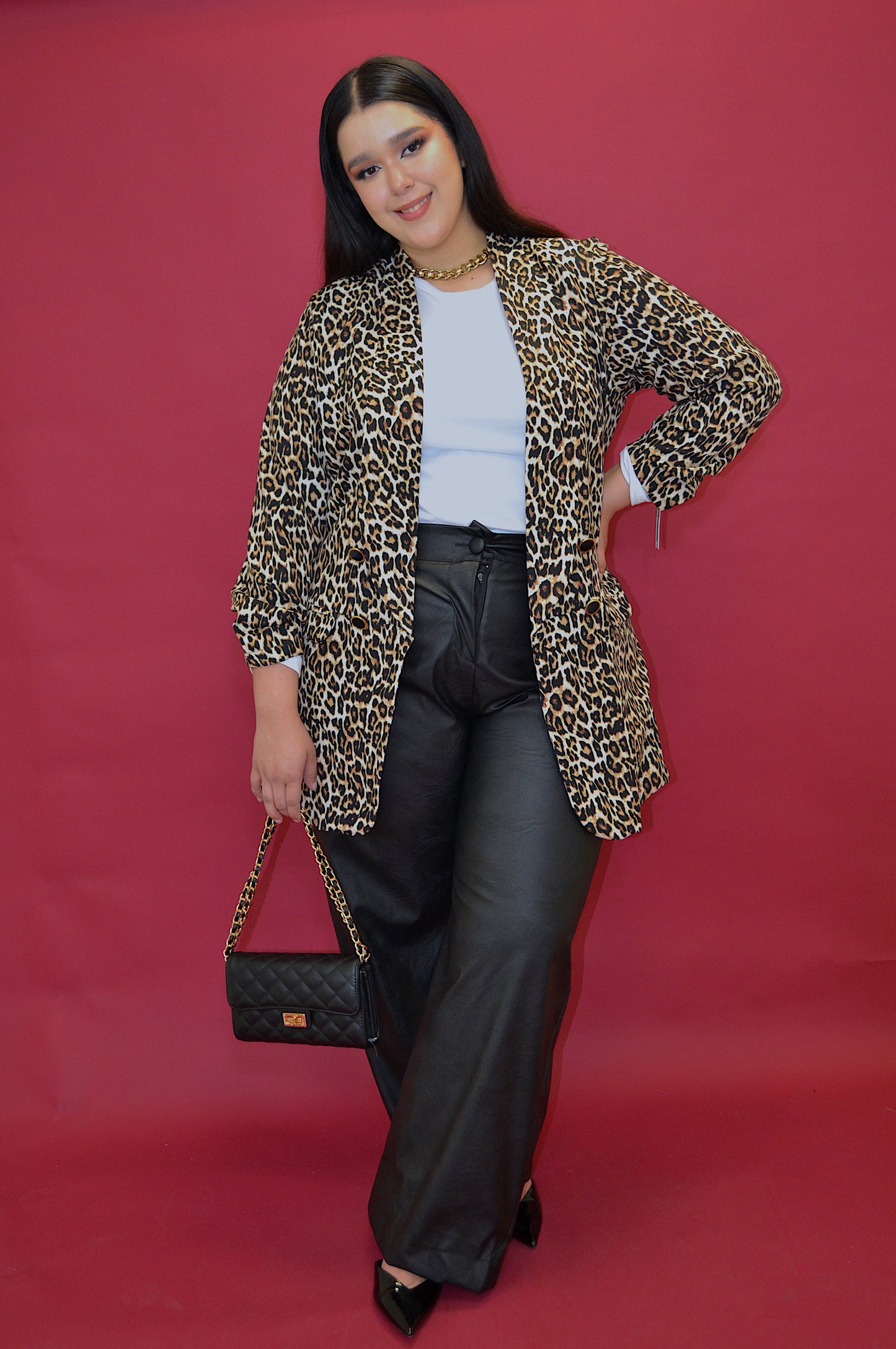 Blazer Animal Print