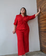 Set De Blusa Manga 3/4  y Pantalón