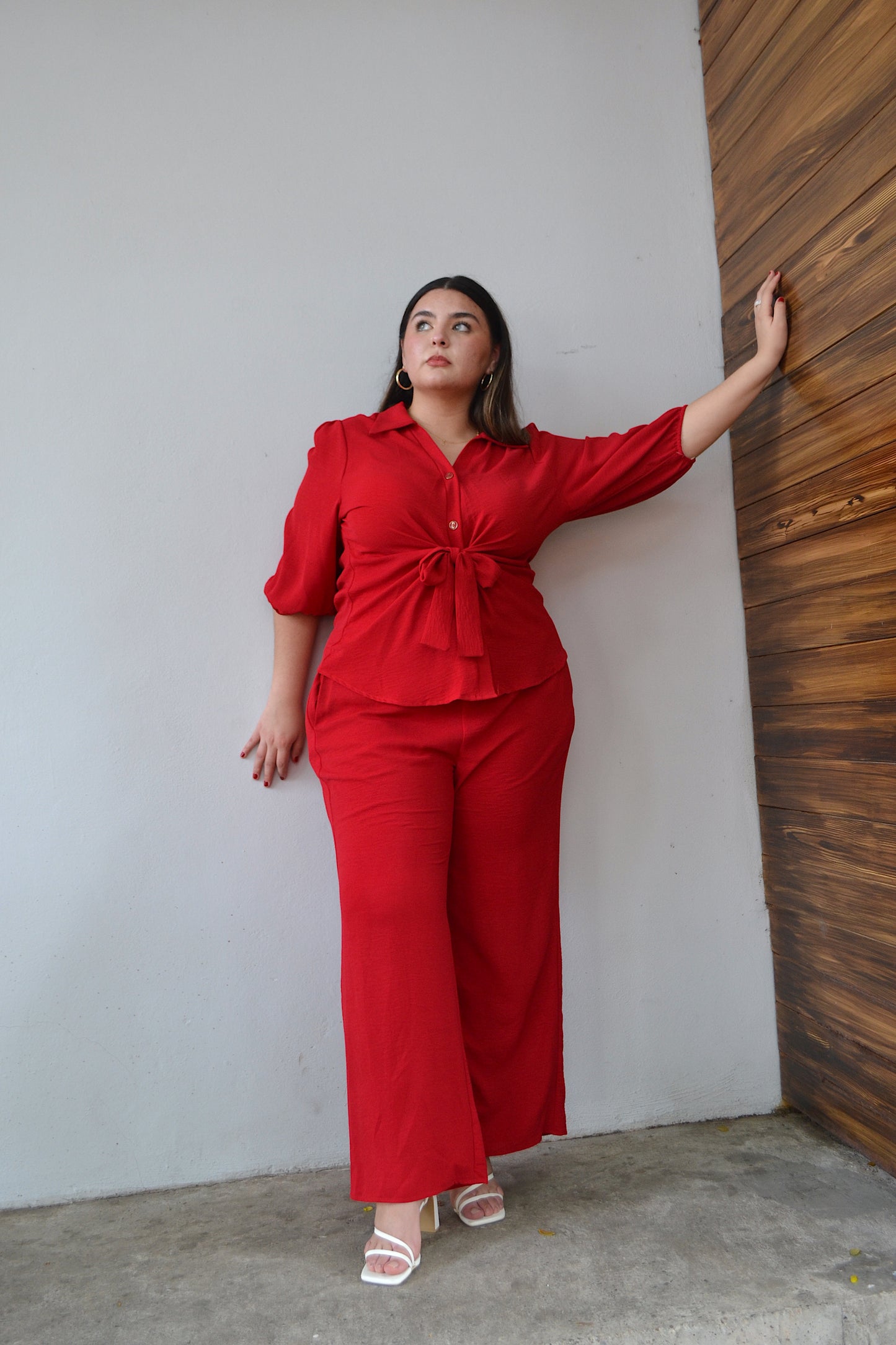 Set De Blusa Manga 3/4  y Pantalón