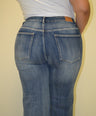 Jeans Corte Wide con Abertura