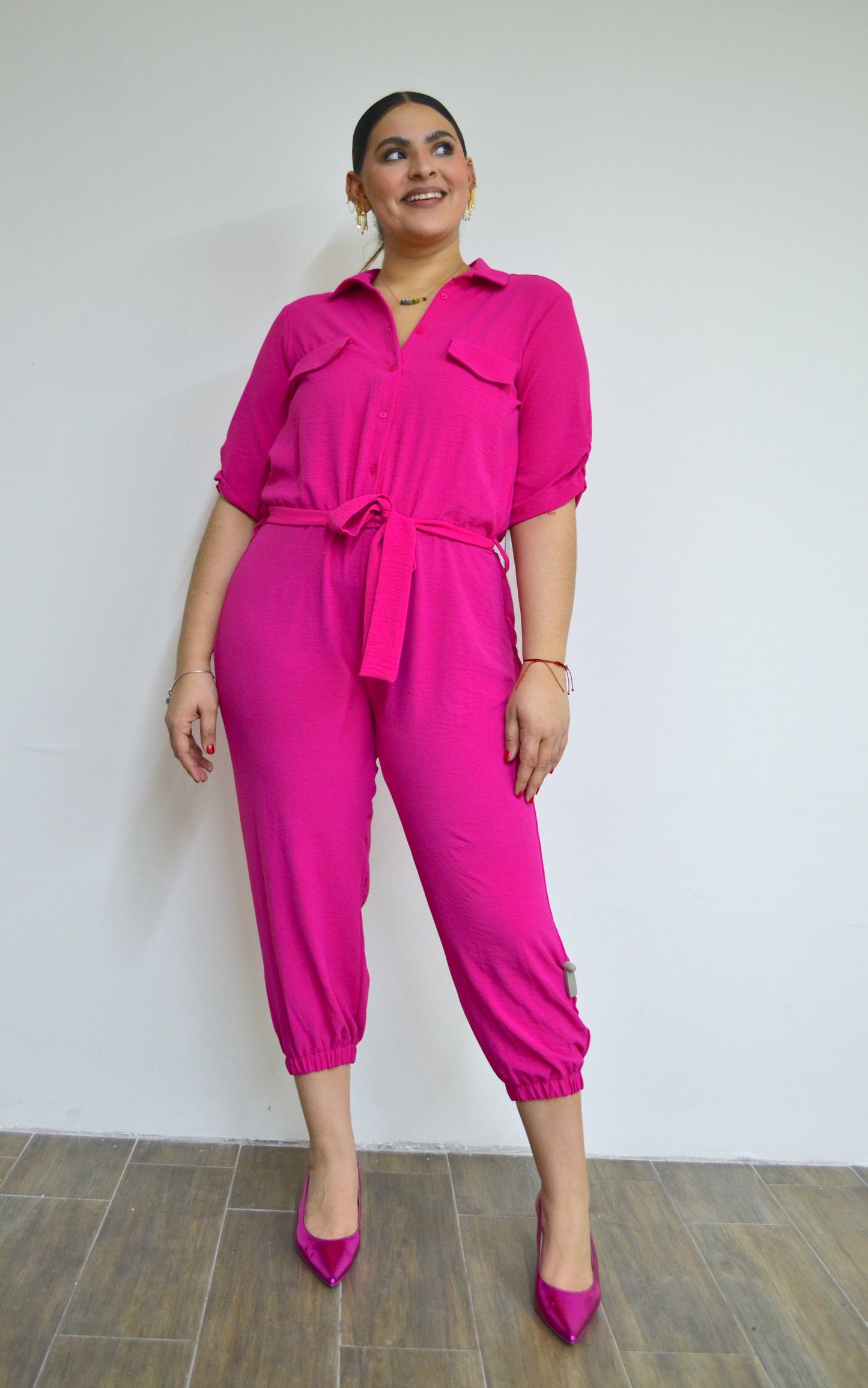 Jumpsuit moda con lazo