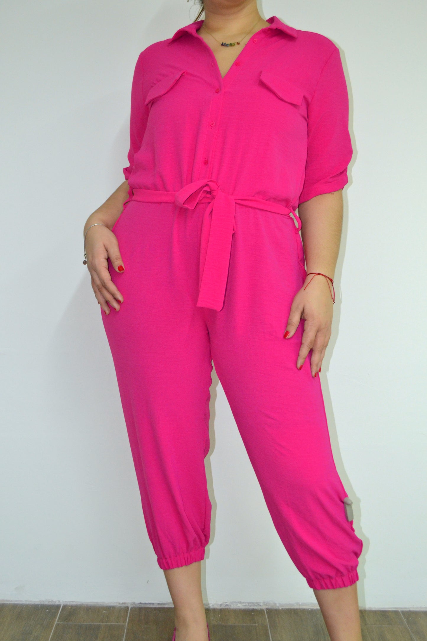 Jumpsuit moda con lazo