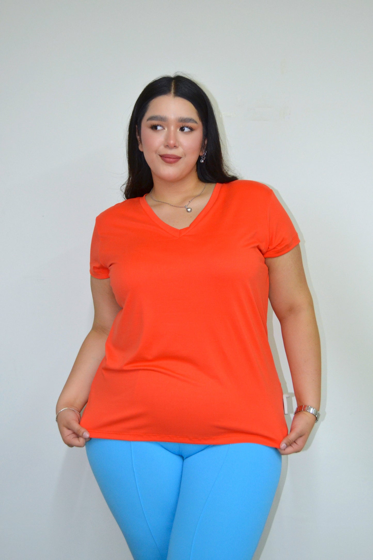 BLUSA BÁSICA CUELLO V