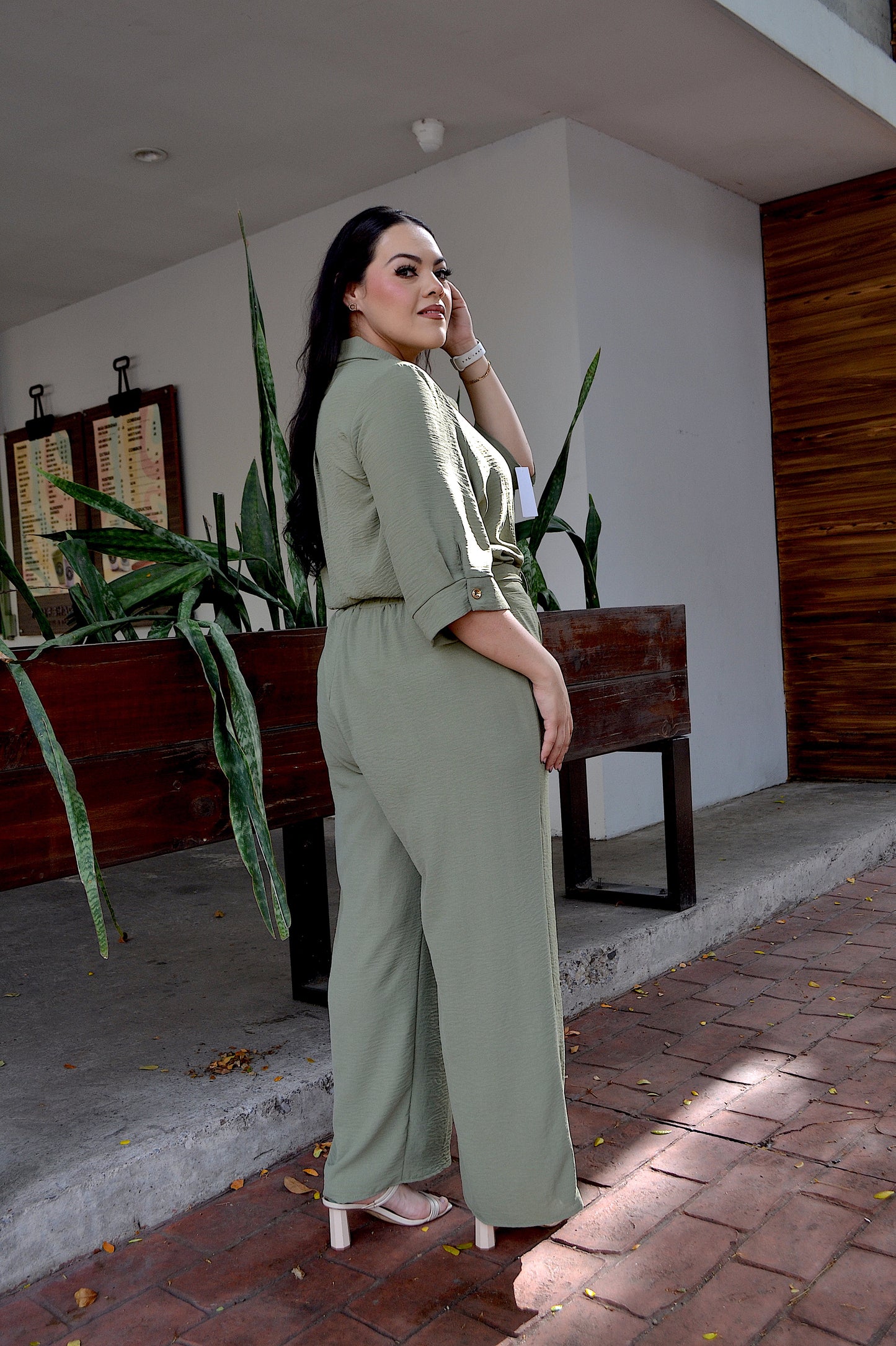 Set De Blusa Manga corta  y Pantalón