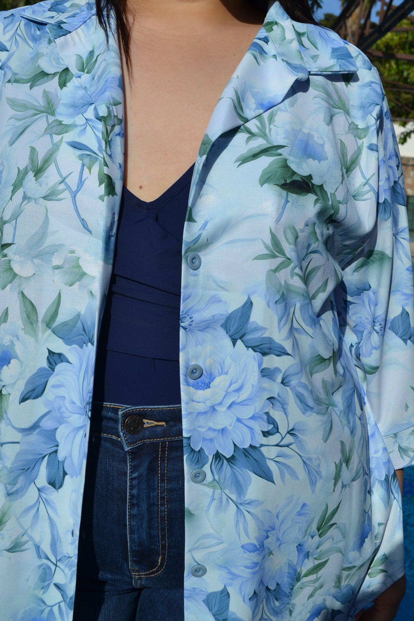 Blusa Camisera Estampada