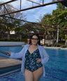 Traje De Baño Completo Estampado