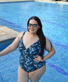 Traje De Baño Completo Estampado
