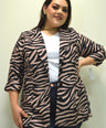 Blazer Estampado Animal Print