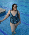 Traje De Baño Completo Estampado