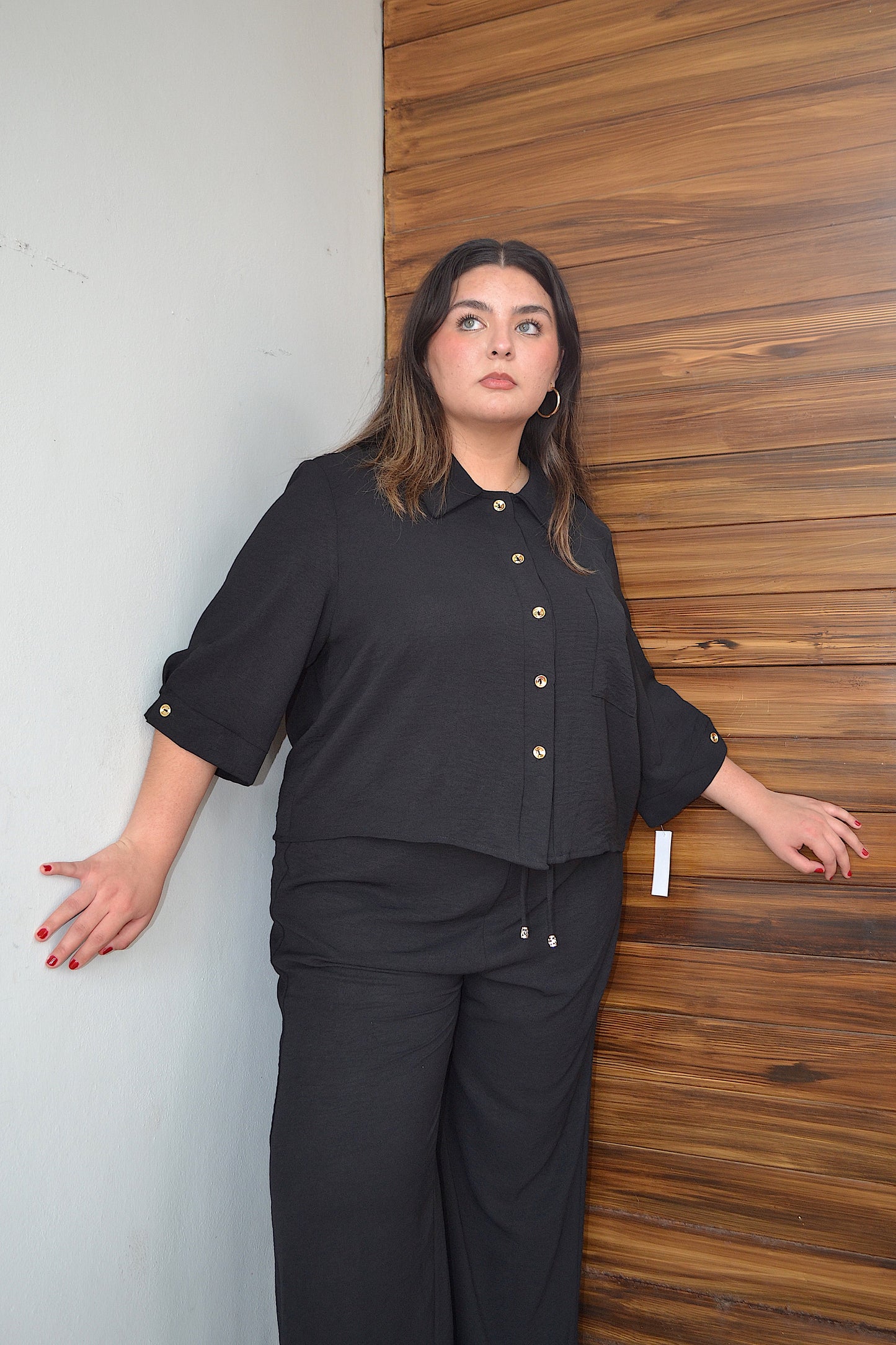 Set De Blusa Manga corta  y Pantalón