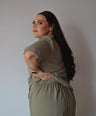 Set De Blusa Manga 3/4  y Pantalón
