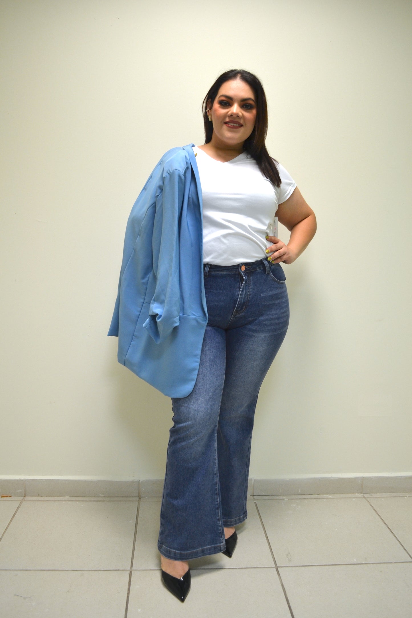 Jeans FLARE deslavado