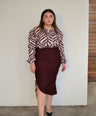 Blusa camisera Estampada