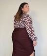 Blusa camisera Estampada