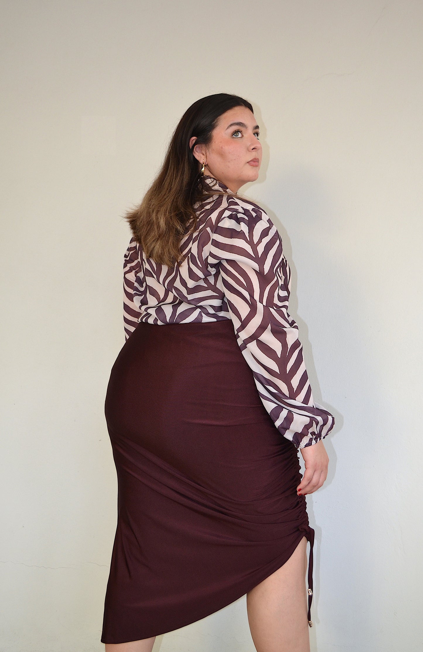 Blusa camisera Estampada