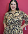 Vestido Camisero Animal Print