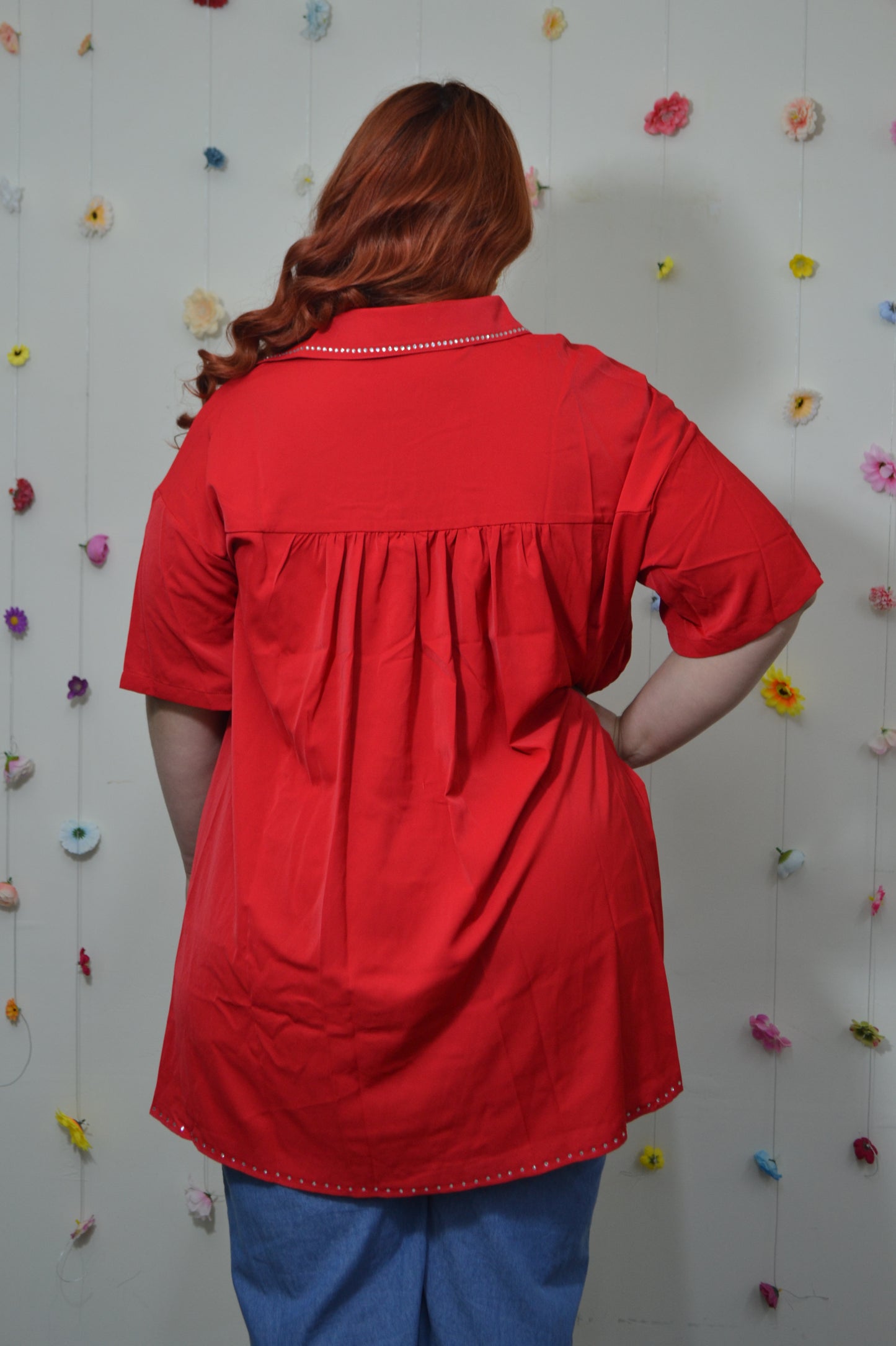 Blusa Camisera Larga